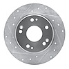 631-59035L Drilled/Slotted Brake Rotor [Silver], 2011-2015 Acura/Honda, Position: Rear Left - image 1