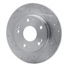 631-59035L Drilled/Slotted Brake Rotor [Silver], 2011-2015 Acura/Honda, Position: Rear Left - image 2