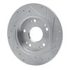 631-59035L Drilled/Slotted Brake Rotor [Silver], 2011-2015 Acura/Honda, Position: Rear Left - image 4