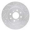 631-59038R Drilled/Slotted Brake Rotor [Silver], 2014-2020 Acura/Honda, Position: Front Right - image 1