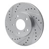 631-59040L Drilled/Slotted Brake Rotor [Silver], 1991-2001 Multiple Makes/Models, Position: Front Left - image 2