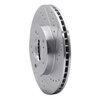 631-59040R Drilled/Slotted Brake Rotor [Silver], 1991-2001 Multiple Makes/Models, Position: Front Right - image 2