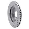 631-59040R Drilled/Slotted Brake Rotor [Silver], 1991-2001 Multiple Makes/Models, Position: Front Right - image 4