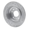 631-59041L Drilled/Slotted Brake Rotor [Silver], 1991-1999 Multiple Makes/Models, Position: Rear Left - image 4