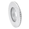 631-59042R Drilled/Slotted Brake Rotor [Silver], 1998-2021 Acura/Honda, Position: Front Right - image 4