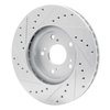 631-59043R Drilled/Slotted Brake Rotor [Silver], 1999-2014 Acura/Honda, Position: Front Right - image 4