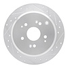 631-59047R Drilled/Slotted Brake Rotor [Silver], 2002-2004 Acura/Honda, Position: Rear Right - image 1