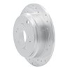 631-59047R Drilled/Slotted Brake Rotor [Silver], 2002-2004 Acura/Honda, Position: Rear Right - image 2