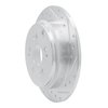 631-59050R Drilled/Slotted Brake Rotor [Silver], 2005-2010 Acura/Honda, Position: Rear Right - image 2