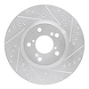 631-59051R Drilled/Slotted Brake Rotor [Silver], 2006-2014 Acura/Honda, Position: Front Right - image 1