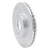 631-59051R Drilled/Slotted Brake Rotor [Silver], 2006-2014 Acura/Honda, Position: Front Right - image 2