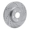 631-59053R Drilled/Slotted Brake Rotor [Silver], 2007-2020 Acura/Honda, Position: Front Right - image 2