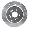 631-59054L Drilled/Slotted Brake Rotor [Silver], 2007-2017 Acura/Honda, Position: Rear Left - image 1