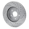 631-59055L Drilled/Slotted Brake Rotor [Silver], 2007-2016 Acura/Honda, Position: Front Left - image 4