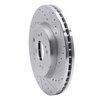 631-59055R Drilled/Slotted Brake Rotor [Silver], 2007-2016 Acura/Honda, Position: Front Right - image 2