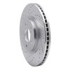 631-59056L Drilled/Slotted Brake Rotor [Silver], 2009-2014 Acura/Honda, Position: Front Left - image 2