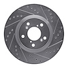 631-59056R Drilled/Slotted Brake Rotor [Silver], 2009-2014 Acura/Honda, Position: Front Right - image 1