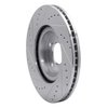 631-59056R Drilled/Slotted Brake Rotor [Silver], 2009-2014 Acura/Honda, Position: Front Right - image 4