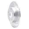 631-59059R Drilled/Slotted Brake Rotor [Silver], Fits Select Acura/Honda, Position: Rear Right - image 2