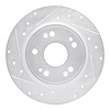 631-59060L Drilled/Slotted Brake Rotor [Silver], 2016-2016 Acura/Honda, Position: Rear Left - image 1