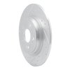 631-59066L Drilled/Slotted Brake Rotor [Silver], Fits Select Acura/Honda, Position: Rear Left - image 2