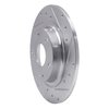 631-59068R Drilled/Slotted Brake Rotor [Silver], 2017-2020 Acura/Honda, Position: Rear Right - image 2