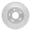 631-59071R Drilled/Slotted Brake Rotor [Silver], Fits Select Acura/Honda, Position: Rear Right - image 1