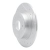 631-59071R Drilled/Slotted Brake Rotor [Silver], Fits Select Acura/Honda, Position: Rear Right - image 2