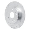 631-59073L Drilled/Slotted Brake Rotor [Silver], Fits Select Acura/Honda, Position: Rear Left - image 2