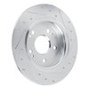 631-59073R Drilled/Slotted Brake Rotor [Silver], Fits Select Acura/Honda, Position: Rear Right - image 4