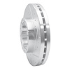 631-60003R Drilled/Slotted Brake Rotor [Silver], 1995-2018 Multiple Makes/Models, Position: Rr Right - image 1