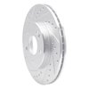 631-63000L Drilled/Slotted Brake Rotor [Silver], 1994-1997 Mercedes-Benz, Position: Front Left - image 2