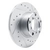631-63002R Drilled/Slotted Brake Rotor [Silver], 1965-1973 Mercedes-Benz, Position: Front Right - image 2