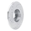 631-63002R Drilled/Slotted Brake Rotor [Silver], 1965-1973 Mercedes-Benz, Position: Front Right - image 4