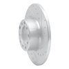 631-63005R Drilled/Slotted Brake Rotor [Silver], 1968-1976 Mercedes-Benz, Position: Front Right - image 2