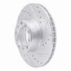 631-63008R Drilled/Slotted Brake Rotor [Silver], 1979-1985 Mercedes-Benz, Position: Front Right - image 2