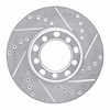 631-63010R Drilled/Slotted Brake Rotor [Silver], 1972-1974 Mercedes-Benz, Position: Front Right - image 1
