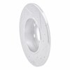 631-63011L Drilled/Slotted Brake Rotor [Silver], 1983-1989 Mercedes-Benz, Position: Front Left - image 4