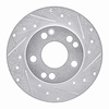631-63011R Drilled/Slotted Brake Rotor [Silver], 1983-1989 Mercedes-Benz, Position: Front Right