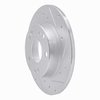 631-63011R Drilled/Slotted Brake Rotor [Silver], 1983-1989 Mercedes-Benz, Position: Front Right - image 2