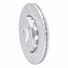 631-63014R Drilled/Slotted Brake Rotor [Silver], 1990-1992 Mercedes-Benz, Position: Front Right - image 2