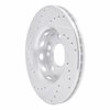 631-63014R Drilled/Slotted Brake Rotor [Silver], 1990-1992 Mercedes-Benz, Position: Front Right - image 4