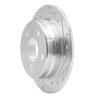 631-63015R Drilled/Slotted Brake Rotor [Silver], 1983-1995 Mercedes-Benz, Position: Rear Right - image 2