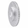 631-63016R Drilled/Slotted Brake Rotor [Silver], 1984-1995 Mercedes-Benz, Position: Front Right - image 2
