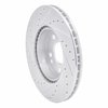 631-63020R Drilled/Slotted Brake Rotor [Silver], 1990-1995 Mercedes-Benz, Position: Front Right - image 4