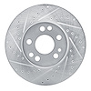 631-63021L Drilled/Slotted Brake Rotor [Silver], 1991-1999 Mercedes-Benz, Position: Front Left - image 1