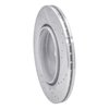 631-63024L Drilled/Slotted Brake Rotor [Silver], 1992-1999 Mercedes-Benz, Position: Rear Left - image 4