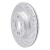 631-63024R Drilled/Slotted Brake Rotor [Silver], 1992-1999 Mercedes-Benz, Position: Rear Right - image 2