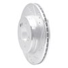 631-63025R Drilled/Slotted Brake Rotor [Silver], 1992-1994 Mercedes-Benz, Position: Rear Right - image 2