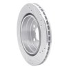631-63026L Drilled/Slotted Brake Rotor [Silver], 1992-1995 Mercedes-Benz, Position: Rear Left - image 4